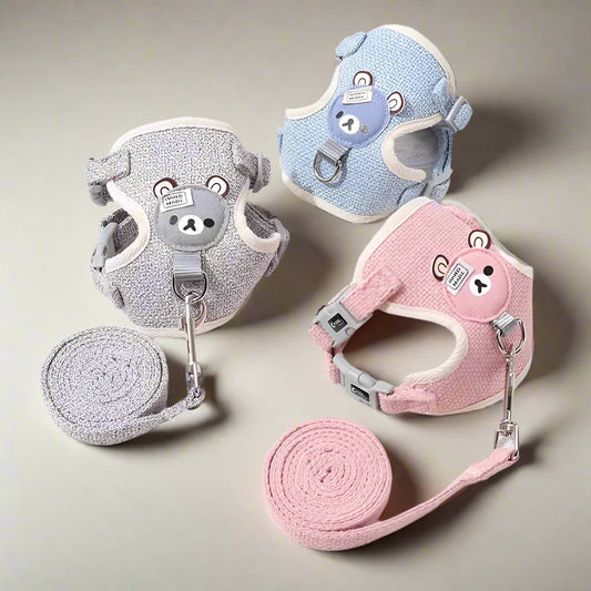 Petite Harness and Leash Set: Perfect for Small Dogs and Puppies