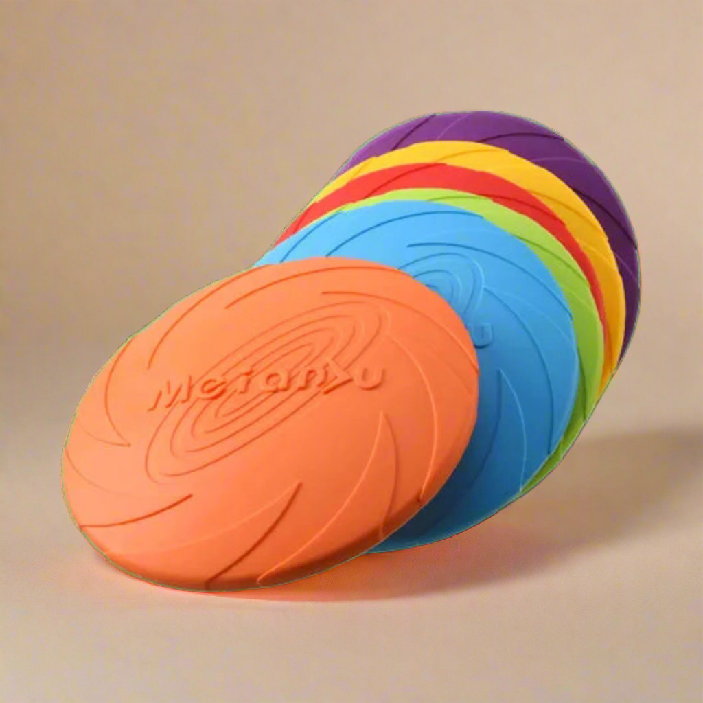 Bite-Resistant Flying Disc for Dog Training and Play