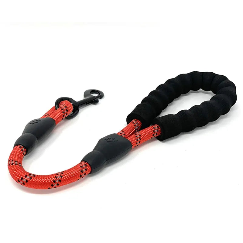 Reflective Short Dog Leash for Big Dogs