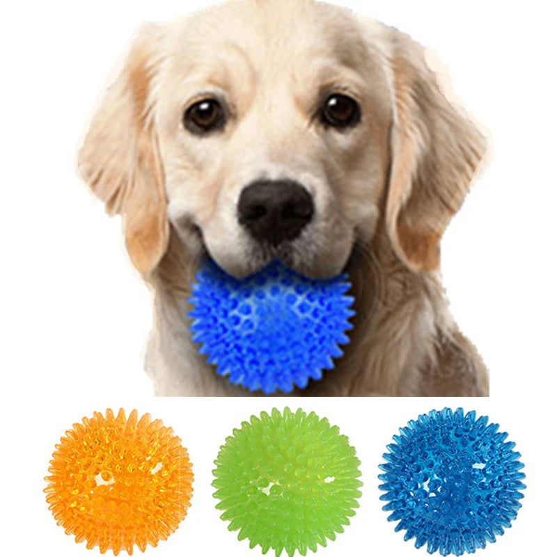 Squeaky Teeth Cleaning Ball for Dogs