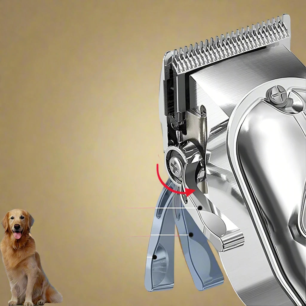 Professional All-Metal Dog Hair Clipper | Low Noise | Adjustable Lenghts