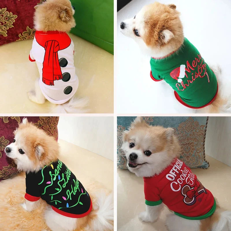 Festive Christmas Dog Jumper | Warm & Cosy Holiday Sweater for Small & Medium Dogs | Perfect Xmas Outfit for Your Pet